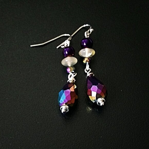 🍂🍁🍃 3/$25!!!  Sparkling & Shimmering Dangle Earrings ~ Festive Evening Wear - Picture 1 of 7